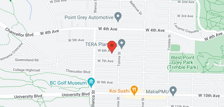 map of 4624 W 6TH AVENUE